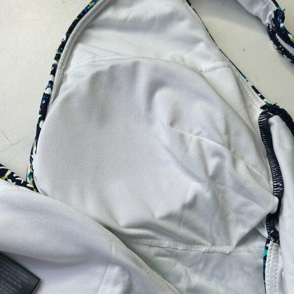 Vince Camuto Wrap-Tie One-Piece Swimsuit 408 Midnight V28770 Women's 4 NWT - Picture 7 of 9